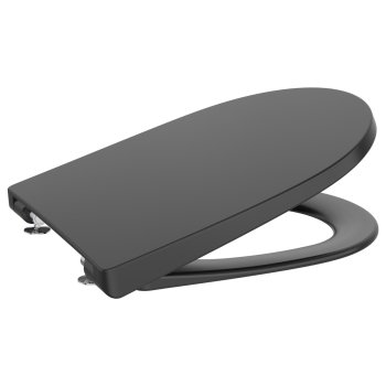 Capac WC ROCA ONA, Compact, Supralit, Soft Close, negru mat